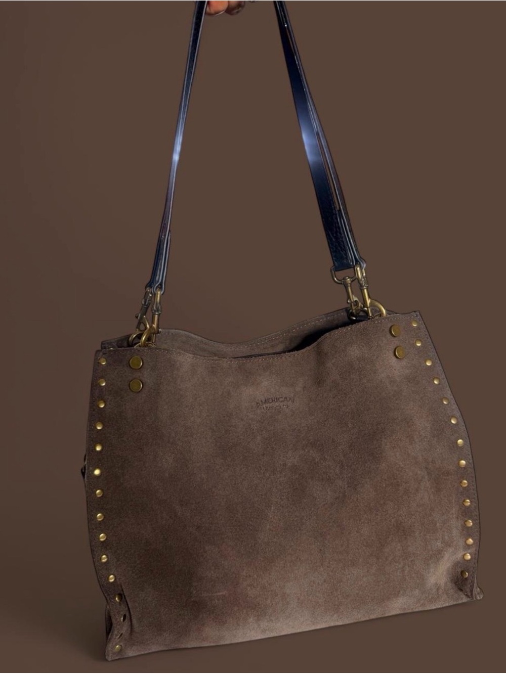 American Leather Co Triple Entry Satchel